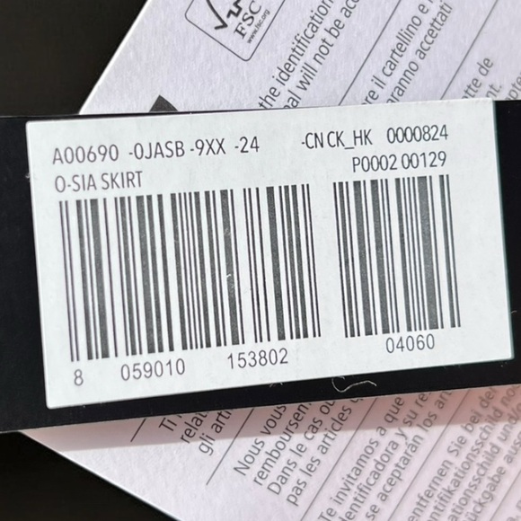 🌻NEW w/tags Diesel Black Full-Zip Midi Skirt in Milano Knit SIze 24/XS - Picture 15 of 15